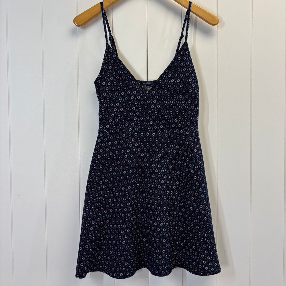 Aeropostale Festival Skater Mini Dress Size S Geometric Boho Summer Whimsical